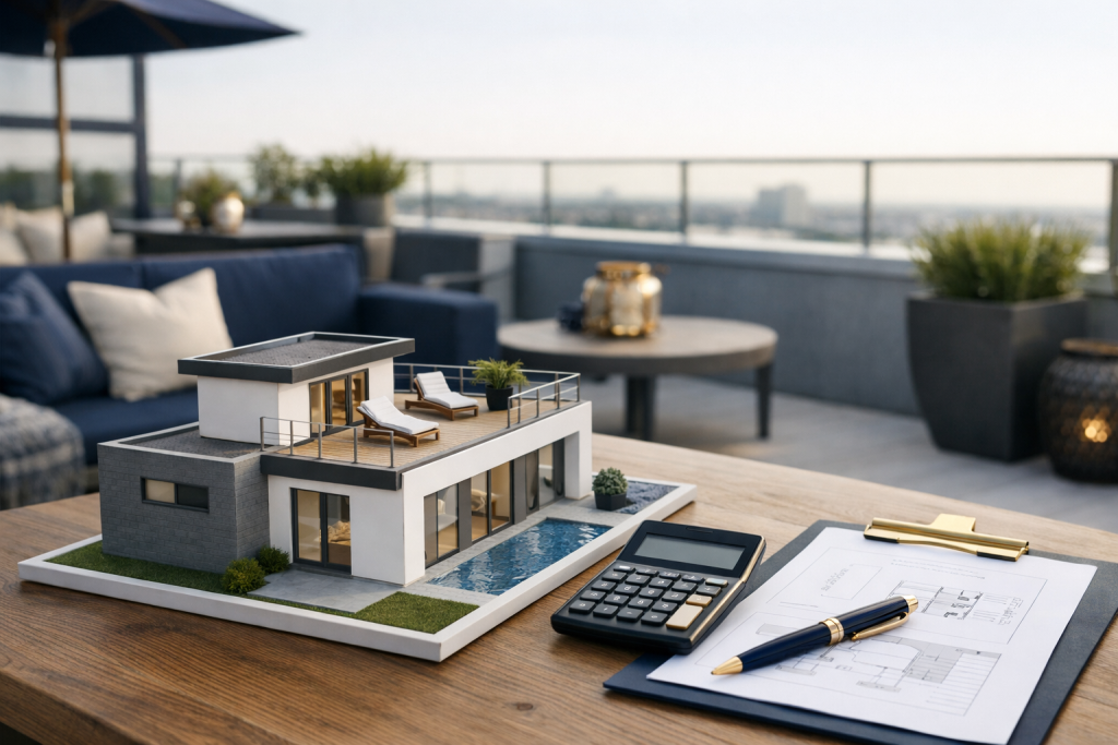 Toit-terrasse : prix et simulateur